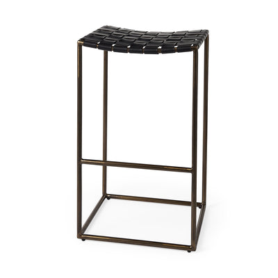 product image for Clarissa Leather Seat Bar Counter Stool Mercana Mer 69392 4 80