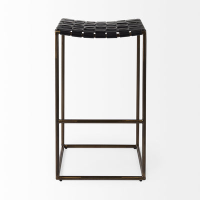 product image for Clarissa Leather Seat Bar Counter Stool Mercana Mer 69392 8 79