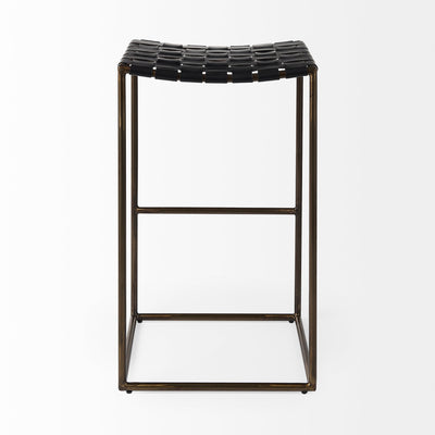 product image for Clarissa Leather Seat Bar Counter Stool Mercana Mer 69392 15 70