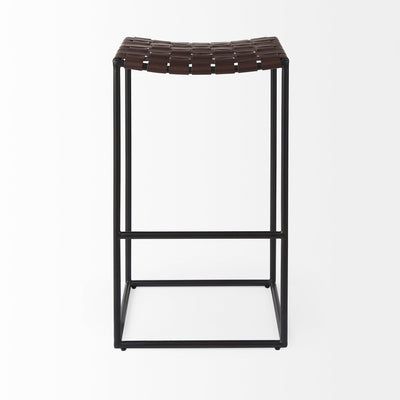 product image for Clarissa Leather Seat Bar Counter Stool Mercana Mer 69392 7 63