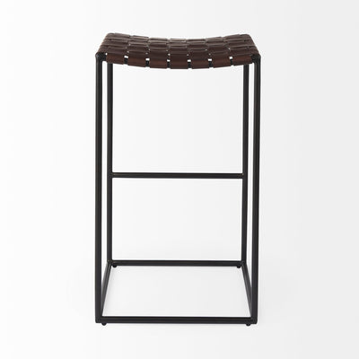 product image for Clarissa Leather Seat Bar Counter Stool Mercana Mer 69392 14 29