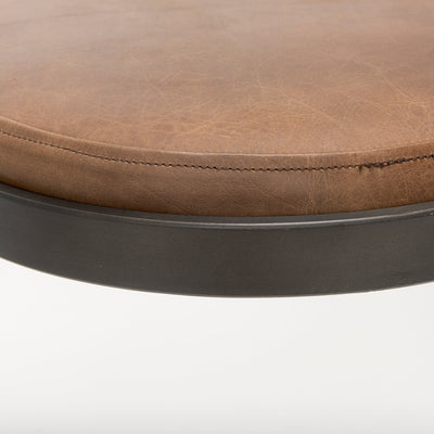 product image for Tyson Leather Seat Bar Counter Stool Mercana Mer 69267 22 72