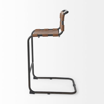 product image for Berbick Leather Seat Bar Counter Stool Mercana Mer 69276 8 95