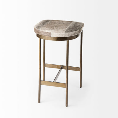 product image for Millie Hide Seat Bar Counter Stool Mercana Mer 69384 9 48