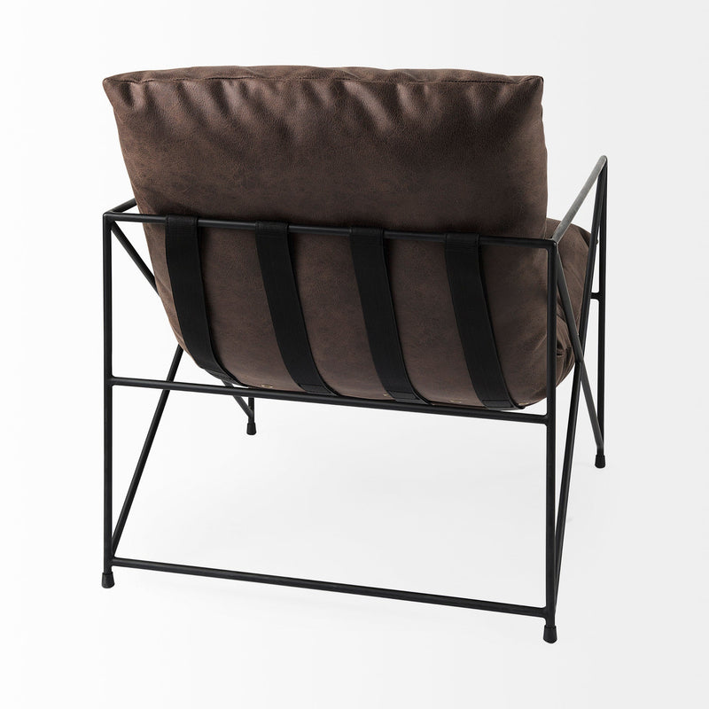 media image for Leonidas Leather Accent Chair Mercana Mer 69461 9 245