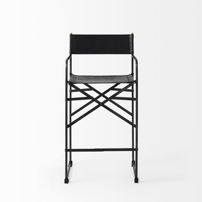 product image for Direttore Leather Seat Bar Counter Stool Mercana Mer 69633 31 41