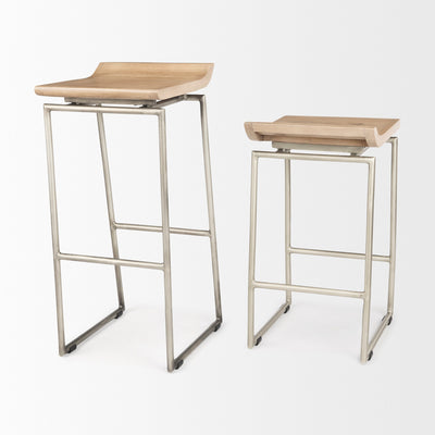 product image for Givens Wood Seat Bar Counter Stool Mercana Mer 69554 52 27