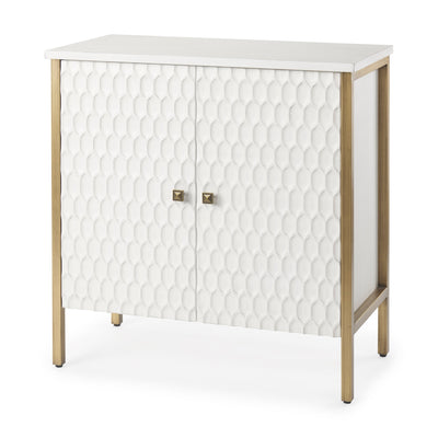 product image of Savannah Gold Accent Cabinet 2 Door Mercana Mer 69760 1 543