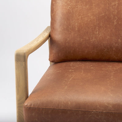product image for Raeleigh Leather Accent Chair Mercana Mer 69989 15 3
