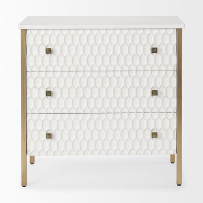 product image for Savannah Gold Accent Cabinet 3 Drawer Mercana Mer 69758 2 17