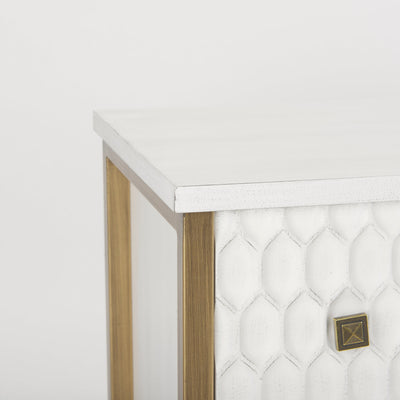 product image for Savannah Gold Accent Cabinet 3 Drawer Mercana Mer 69758 7 48