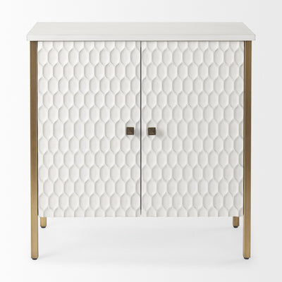 product image for Savannah Gold Accent Cabinet 2 Door Mercana Mer 69760 2 56