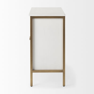 product image for Savannah Gold Accent Cabinet 2 Door Mercana Mer 69760 3 16