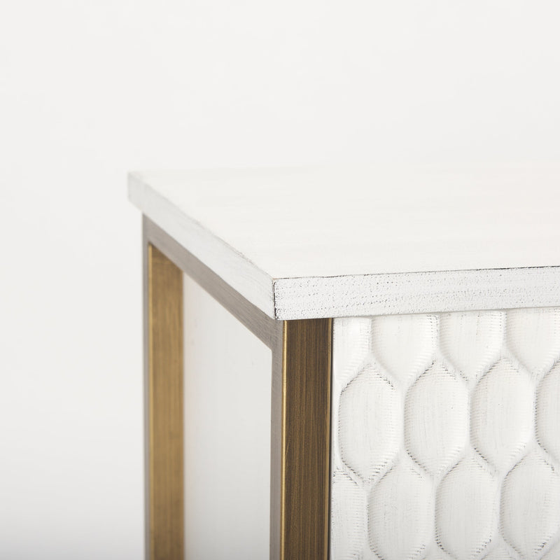 media image for Savannah Gold Accent Cabinet 2 Door Mercana Mer 69760 7 291