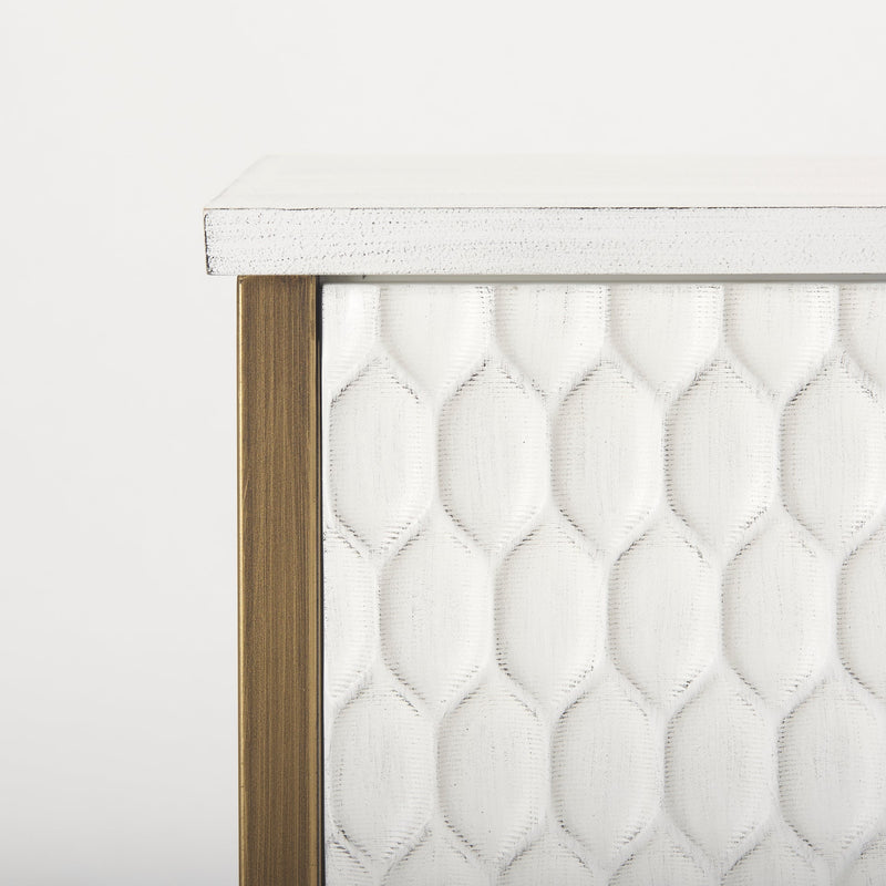 media image for Savannah Gold Accent Cabinet 2 Door Mercana Mer 69760 8 244