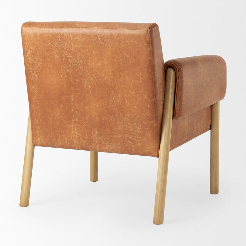 media image for Ashton Leather Accent Chair Mercana Mer 69821 13 225