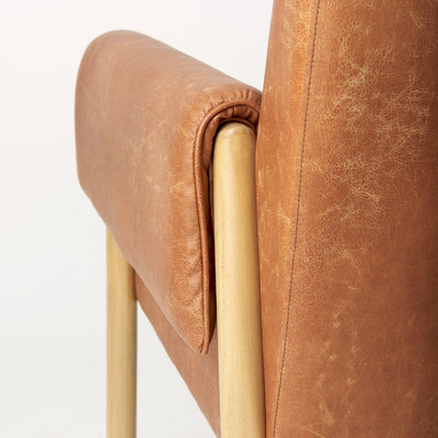 product image for Ashton Leather Accent Chair Mercana Mer 69821 25 14