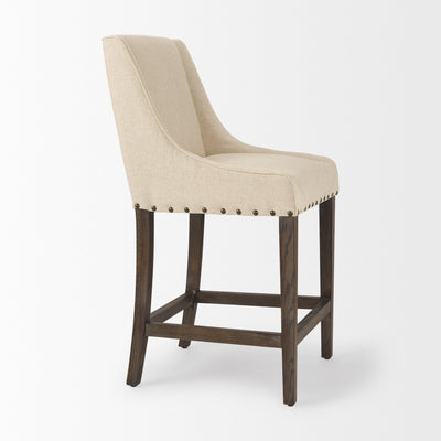 product image for Kensington Upholstered Seat Bar Counter Stool Mercana Mer 70244 6 43