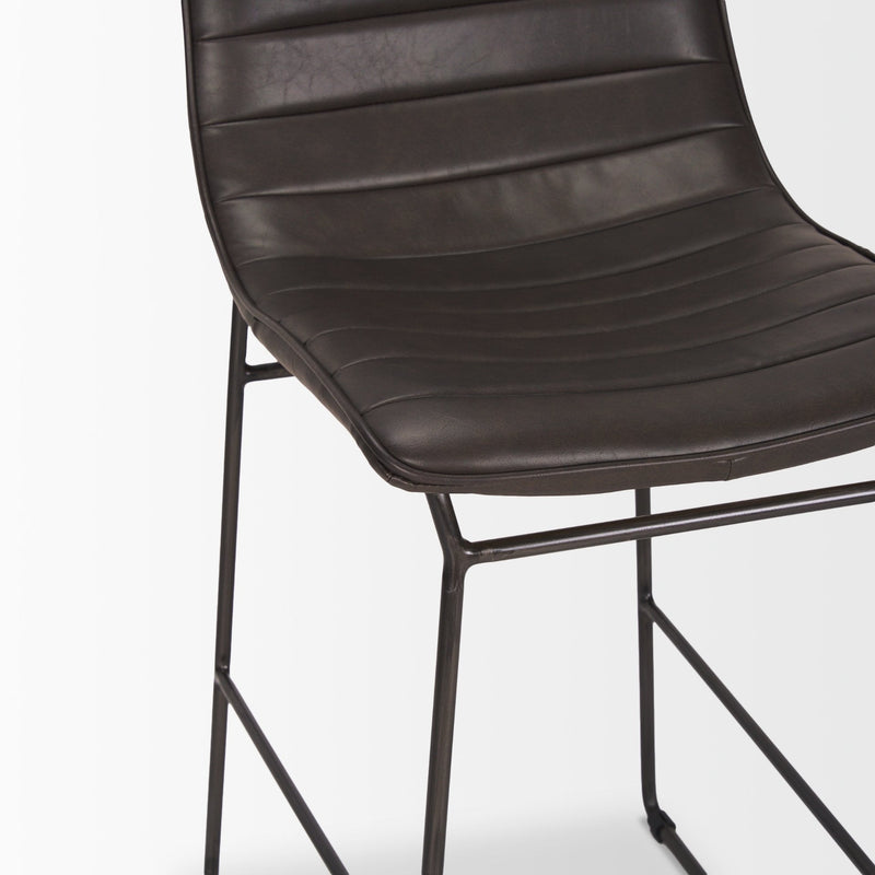 media image for Meritt Leather Seat Bar Counter Stool Mercana Mer 67609 15 256