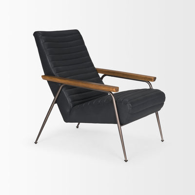 product image for Grosjean Leather Accent Chair Mercana Mer 70681 12 75