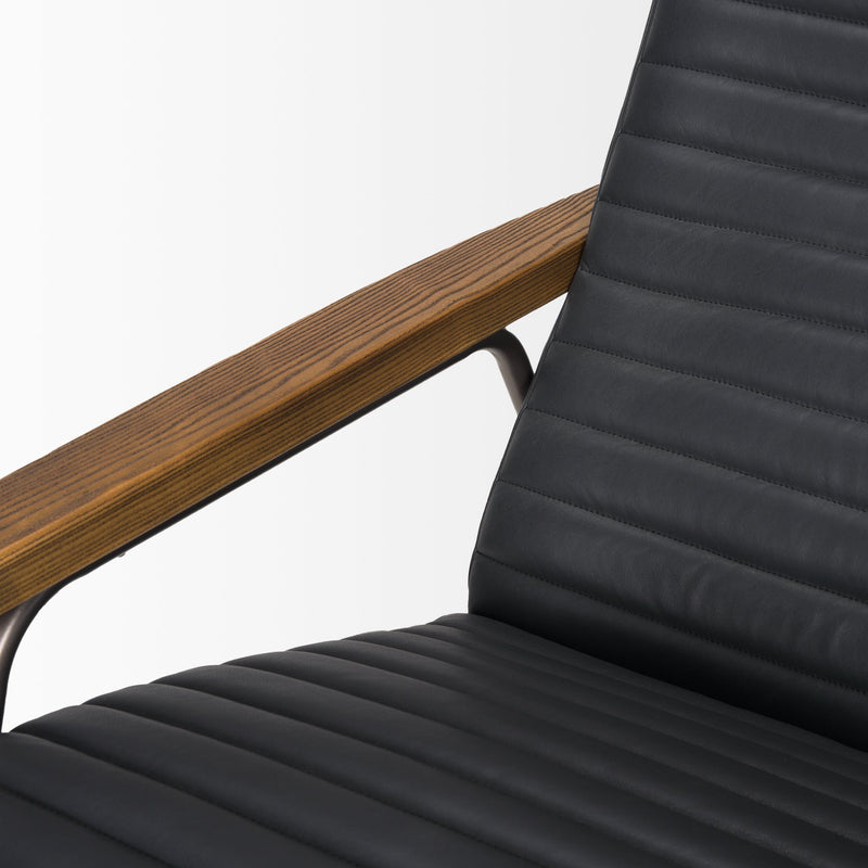 media image for Grosjean Leather Accent Chair Mercana Mer 70681 16 256