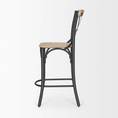 product image for Etienne Wood Seat Bar Counter Stool Mercana Mer 68513 12 47