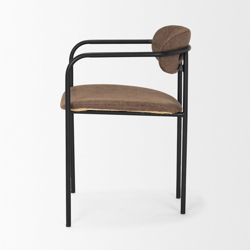 media image for Parker Leather Dining Chair Mercana Mer 70779 3 271