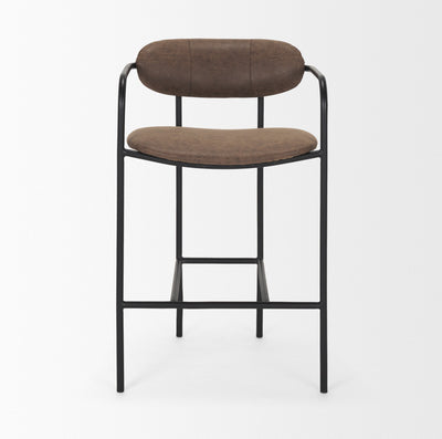 product image for Parker Leather Seat Bar Counter Stool Mercana Mer 70780 4 62
