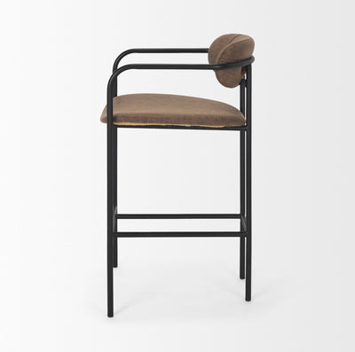 product image for Parker Leather Seat Bar Counter Stool Mercana Mer 70780 7 7