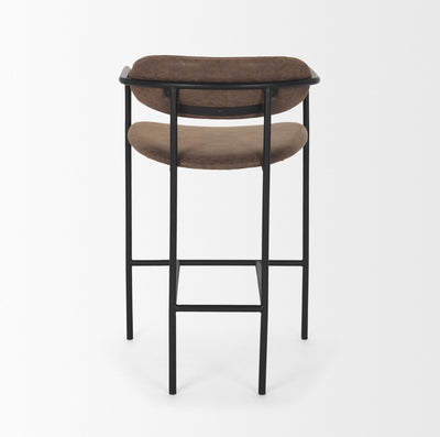 product image for Parker Leather Seat Bar Counter Stool Mercana Mer 70780 10 76
