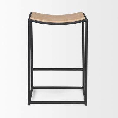 product image for Taniel Wood Seat Bar Counter Stool Mercana Mer 70822 6 60