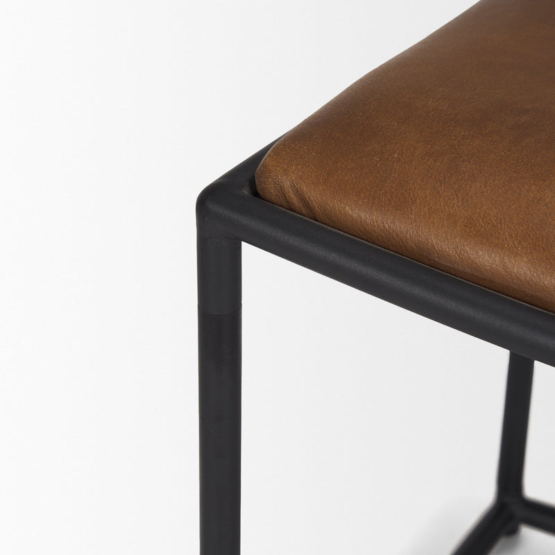 media image for Taniel Leather Stool Mercana Mer 70823 10 272