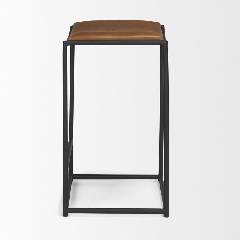media image for Taniel Leather Seat Bar Counter Stool Mercana Mer 70824 4 26