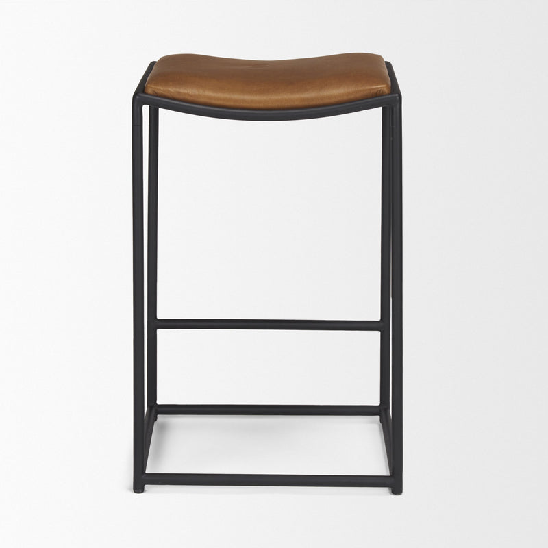 media image for Taniel Leather Seat Bar Counter Stool Mercana Mer 70824 6 251