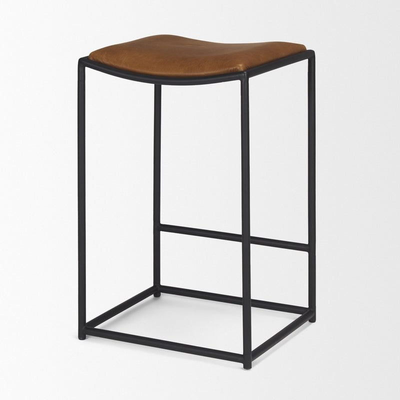 media image for Taniel Leather Seat Bar Counter Stool Mercana Mer 70824 8 295
