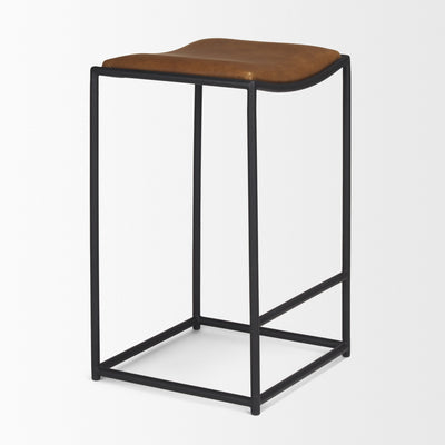 product image for Taniel Leather Seat Bar Counter Stool Mercana Mer 70824 10 30