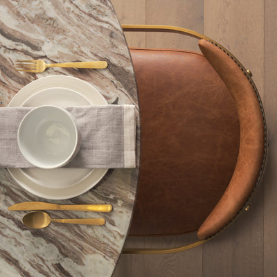 product image for Hollyfield Leather Dining Chair Mercana Mer 50414 22 52