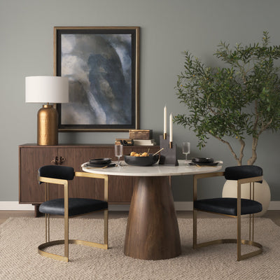 product image for Hollyfield Leather Dining Chair Mercana Mer 50414 20 11