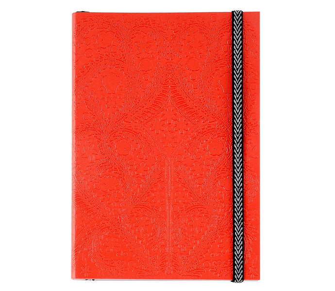 Paseo Embossed Scarlet Notebook Design By Christian Lacroix 1