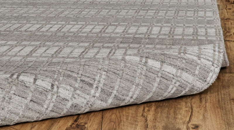 media image for Odami Hand Woven Light Gray and Warm Rug by BD Fine Roll Image 1 213