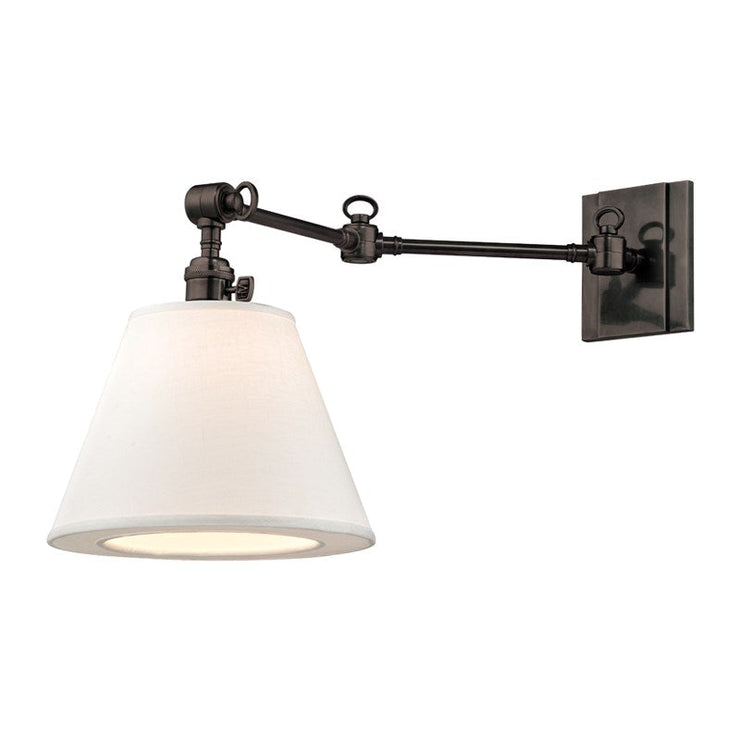hillsdale 1 light swing arm wall sconce 6233 design by hudson valley lighting 2