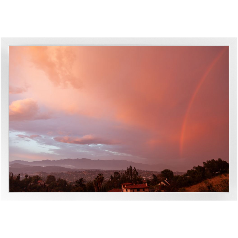 media image for Pink Rainbow Framed Print 276