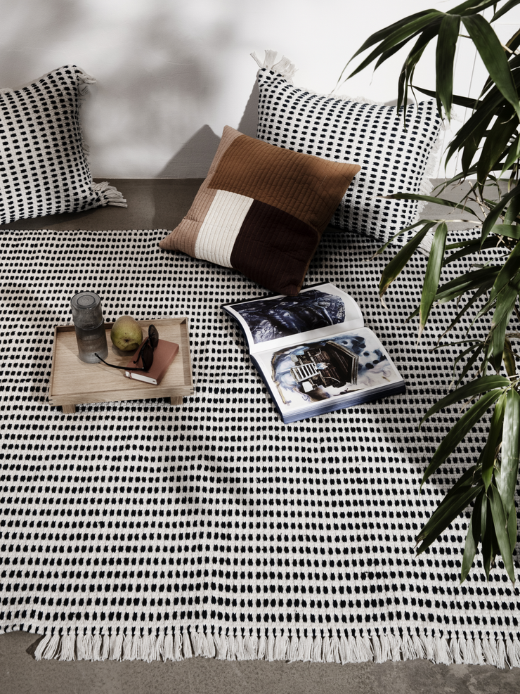 Way Rug in Off-White by Ferm Living