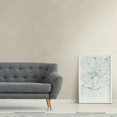 product image for Abstract Structural Textured Wallpaper in Cream/Taupe 1