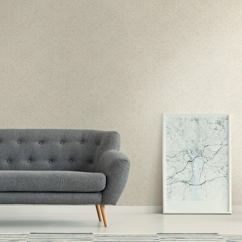 media image for Abstract Structural Textured Wallpaper in Cream/Taupe 275