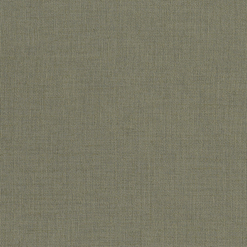 media image for Sample Faux Grasscloth Plain Textured Wallpaper in Olive Green/Gold 21
