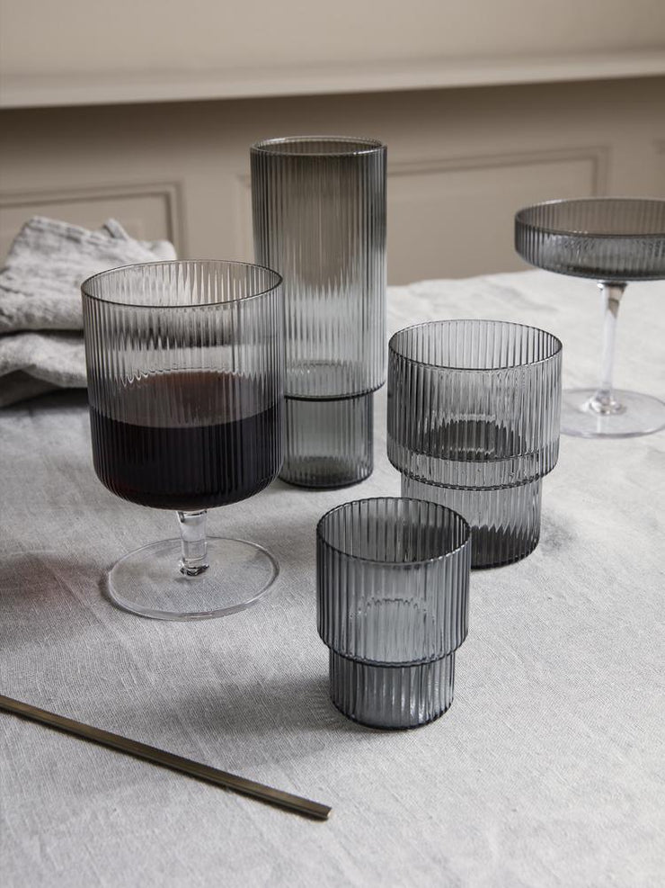 ripple long drink glass set design by ferm living 4