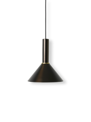 Cone Shade in Black Brass by Ferm Living