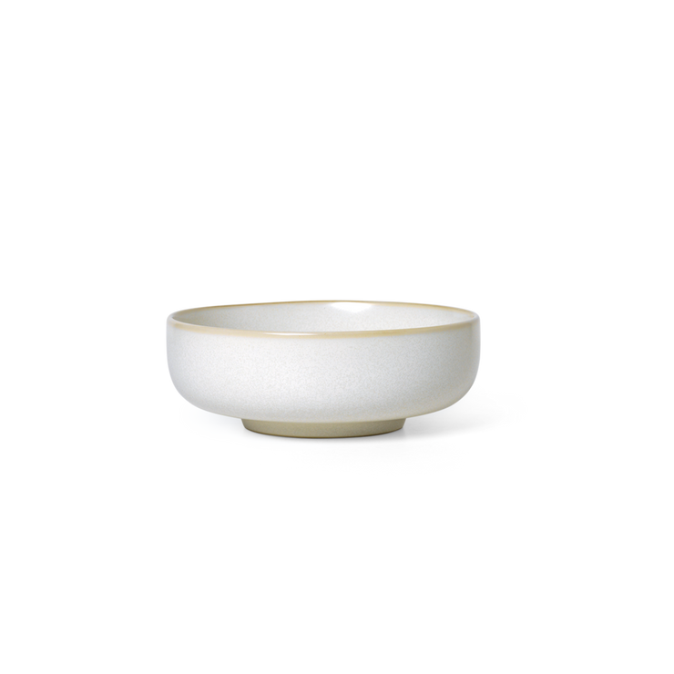 sekki bowl in medium cream by ferm living 1