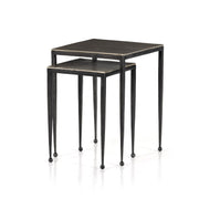 dalston nesting end tables in antique brown 3